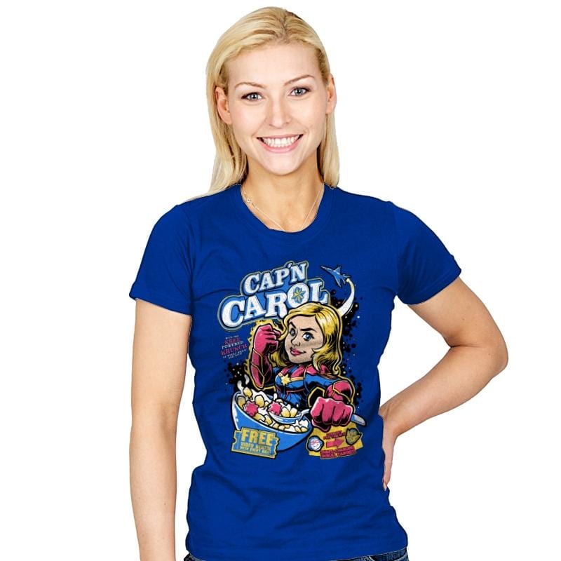 Cap'n Carol - Womens T-Shirts RIPT Apparel