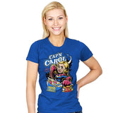 Cap'n Carol - Womens T-Shirts RIPT Apparel Small / Royal