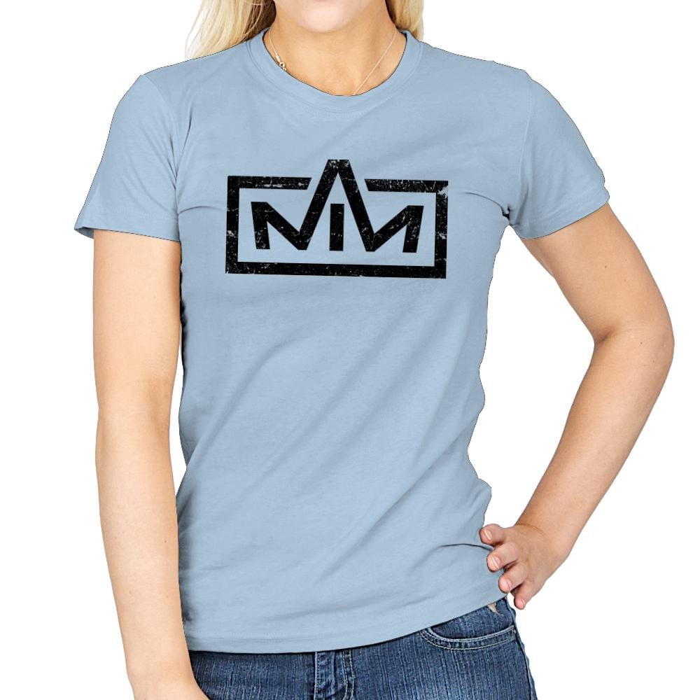 Cap'NIN - Womens T-Shirts RIPT Apparel Small / Light Blue