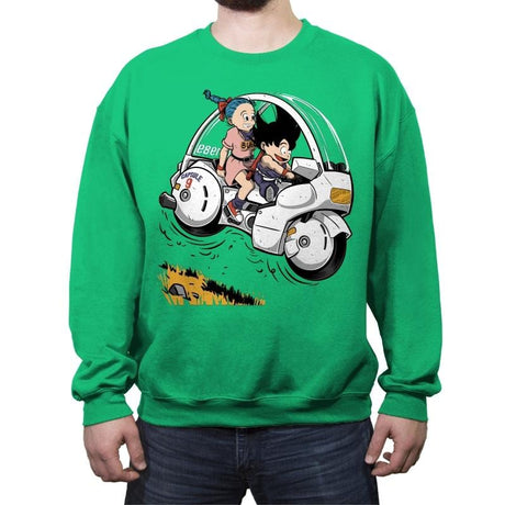 Capsule NO.9 - Crew Neck Sweatshirt Crew Neck Sweatshirt RIPT Apparel Small / Irish Green