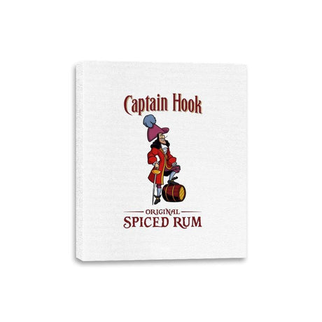 Captain Hook Spiced Rum - Canvas Wraps Canvas Wraps RIPT Apparel 8x10 / White