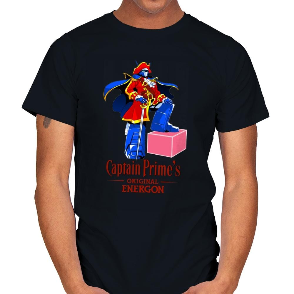 Captain P.'s Original Energon Exclusive - Shirtformers - Mens T-Shirts RIPT Apparel Small / Black