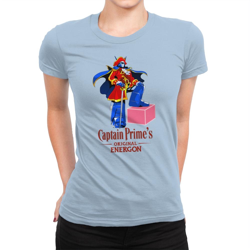 Captain P.'s Original Energon Exclusive - Shirtformers - Womens Premium T-Shirts RIPT Apparel Small / Cancun