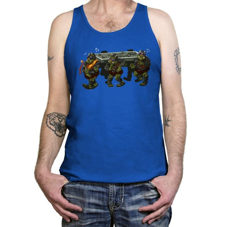 Carbonite Dance - Tanktop Tanktop RIPT Apparel X-Small / True Royal