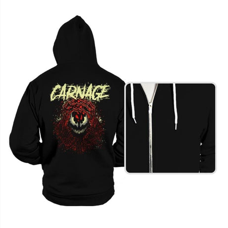 CARNAGE - Hoodies Hoodies RIPT Apparel Small / Black