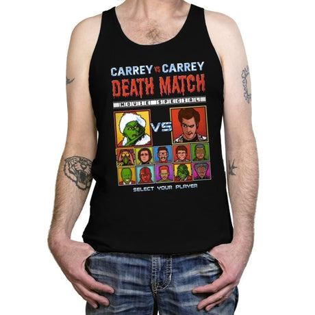 Carrey Death Match - Tanktop Tanktop RIPT Apparel X-Small / Black