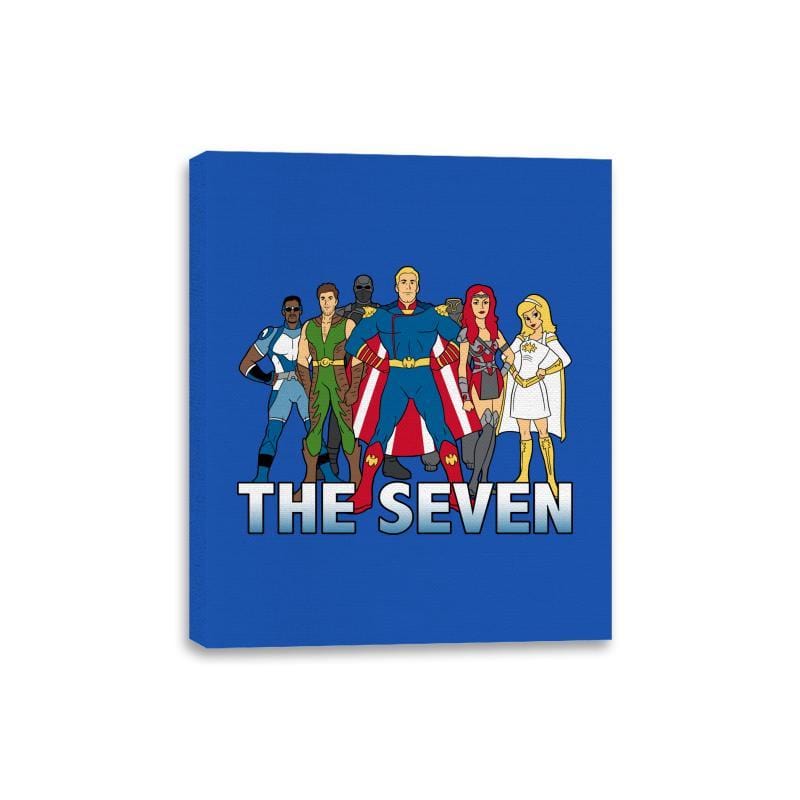 Cartoon Seven - Canvas Wraps Canvas Wraps RIPT Apparel 8x10 / Royal