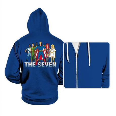 Cartoon Seven - Hoodies Hoodies RIPT Apparel