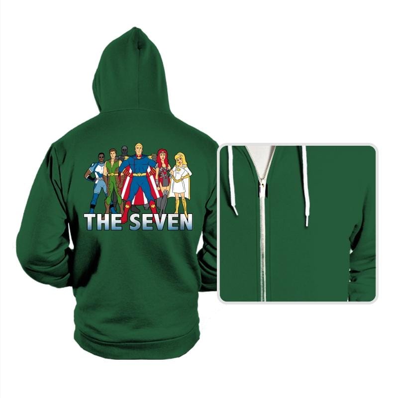 Cartoon Seven - Hoodies Hoodies RIPT Apparel Small / True Royal