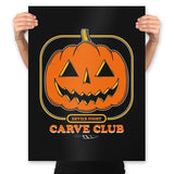 Carve Club - Prints Posters RIPT Apparel 18x24 / Black