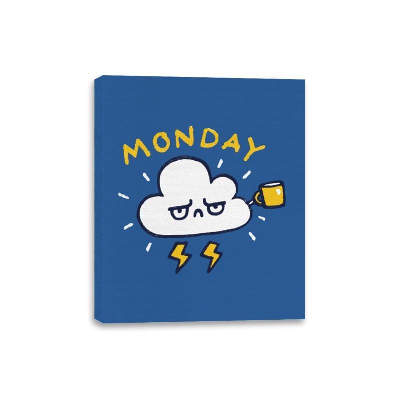 Case Of The Mondays - Canvas Wraps Canvas Wraps RIPT Apparel 8x10 / Royal