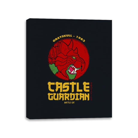 Castle Guardian - Canvas Wraps Canvas Wraps RIPT Apparel 11x14 / Black