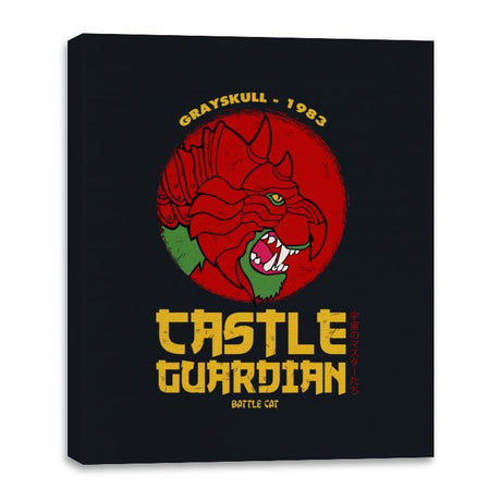 Castle Guardian - Canvas Wraps Canvas Wraps RIPT Apparel 16x20 / Black