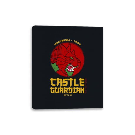 Castle Guardian - Canvas Wraps Canvas Wraps RIPT Apparel 8x10 / Black