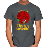 Castle Guardian - Mens T-Shirts RIPT Apparel Small / Charcoal