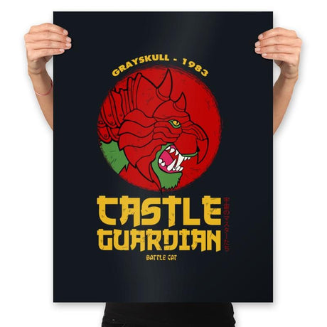 Castle Guardian - Prints Posters RIPT Apparel 18x24 / Black