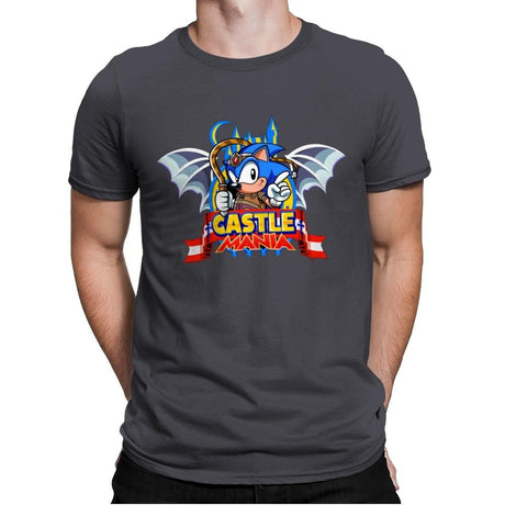 Castle Mania - Mens Premium T-Shirts RIPT Apparel Small / Heavy Metal