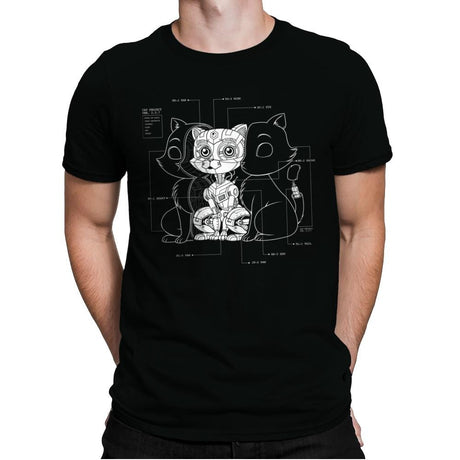 Cat Inside - Mens Premium T-Shirts RIPT Apparel Small / Black