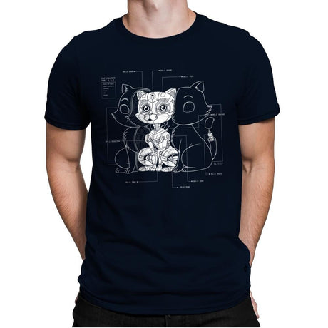 Cat Inside - Mens Premium T-Shirts RIPT Apparel Small / Midnight Navy