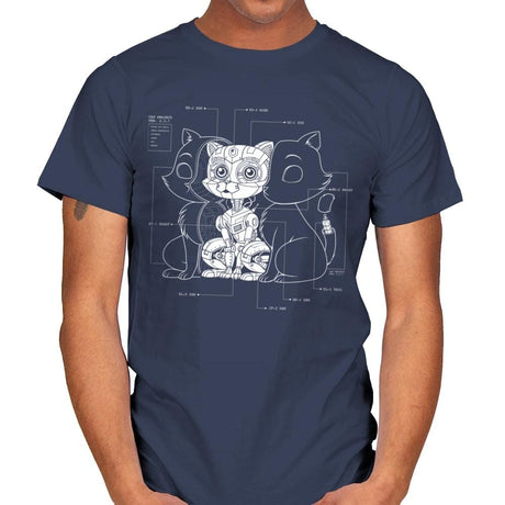 Cat Inside - Mens T-Shirts RIPT Apparel Small / Navy