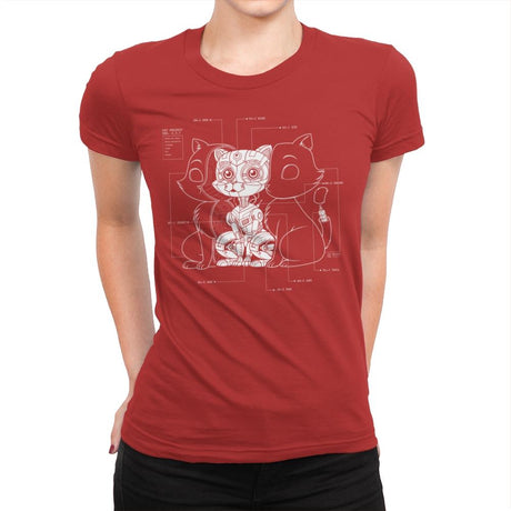 Cat Inside - Womens Premium T-Shirts RIPT Apparel Small / Red