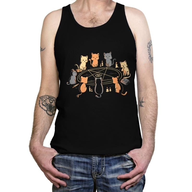 Cat Ritual - Tanktop Tanktop RIPT Apparel X-Small / Black