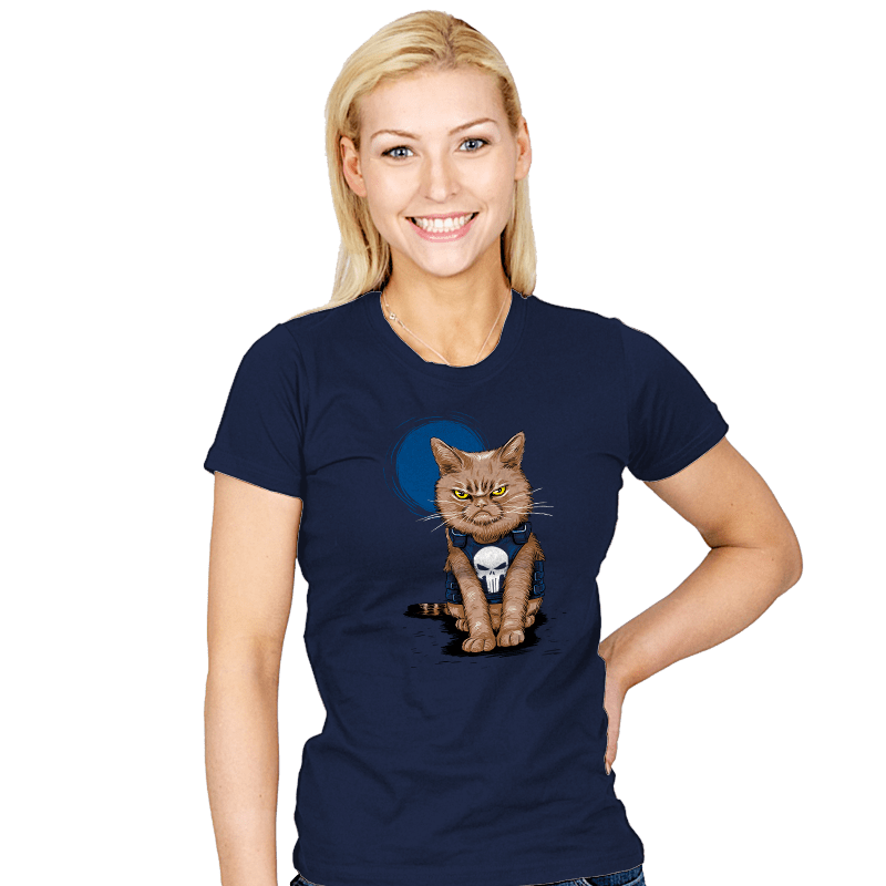 Cat Soldier - Womens T-Shirts RIPT Apparel