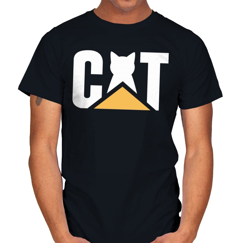 CAT Truck - Mens T-Shirts RIPT Apparel Small / Black