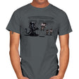 Cat Vader - Mens T-Shirts RIPT Apparel Small / Charcoal