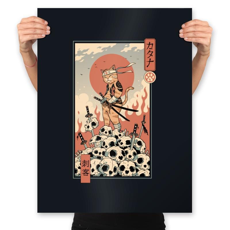 Catana Assassin - Prints Posters RIPT Apparel 18x24 / Black