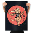 Catana Attacks - Prints Posters RIPT Apparel 18x24 / Black