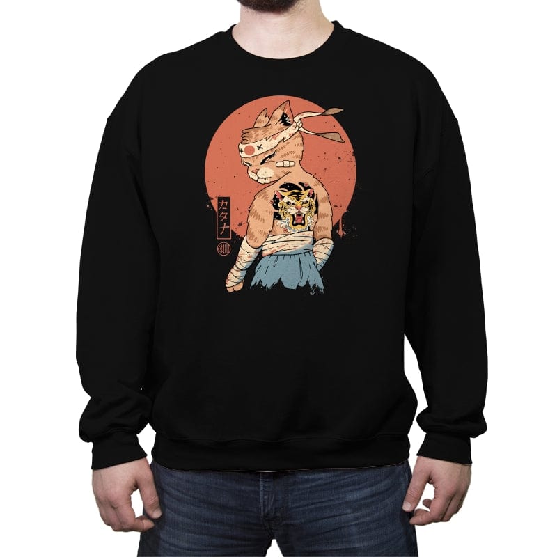 Catana Battle Damage - Crew Neck Sweatshirt