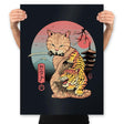 Catana in Edo - Prints Posters RIPT Apparel 18x24 / Black