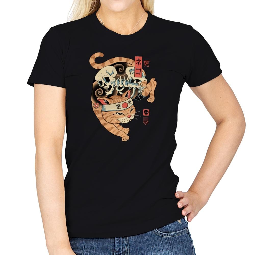 Catana of Death - Womens T-Shirts RIPT Apparel Small / Black