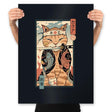 Catana Portrait - Prints Posters RIPT Apparel 18x24 / Black