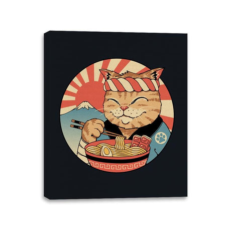 Catana Ramen - Canvas Wraps Canvas Wraps RIPT Apparel 11x14 / Black