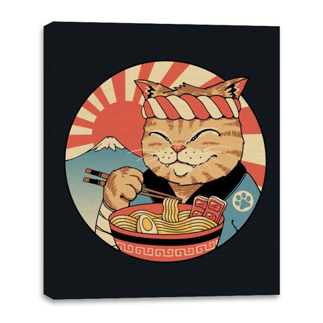 Catana Ramen - Canvas Wraps Canvas Wraps RIPT Apparel 16x20 / Black