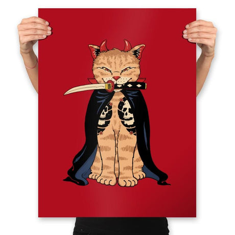 Catana Sucks - Prints Posters RIPT Apparel 18x24 / Red