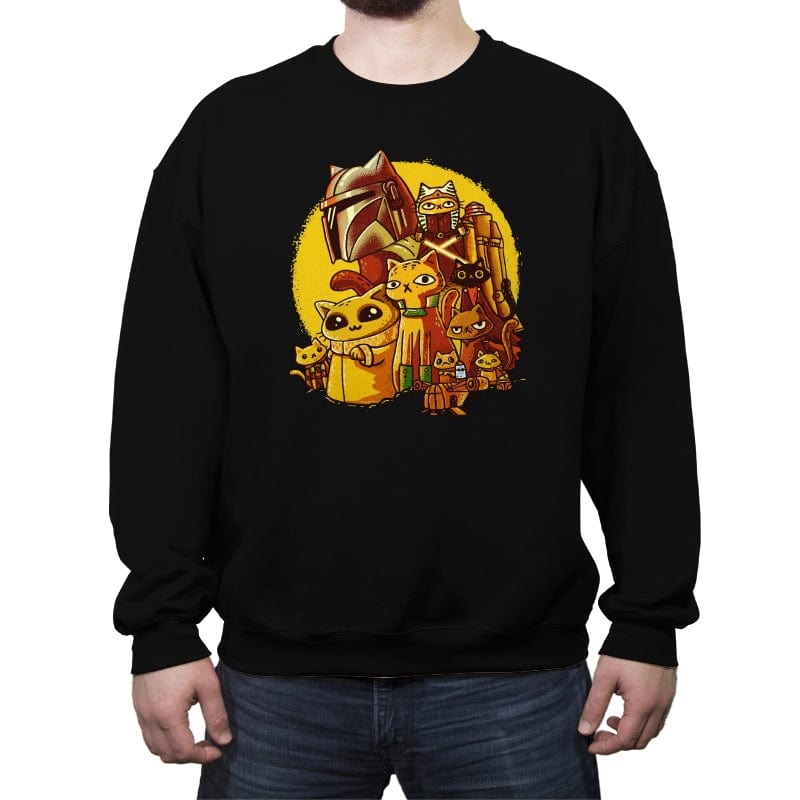 Catdalorian - Crew Neck Sweatshirt Crew Neck Sweatshirt RIPT Apparel Small / Black