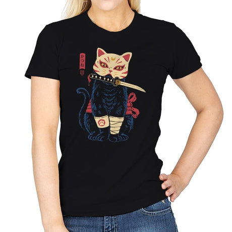 Catsune - Womens T-Shirts RIPT Apparel Small / Black