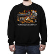 Celebrate Halloween in Haddonfield - Crew Neck Sweatshirt Crew Neck Sweatshirt RIPT Apparel Small / Black