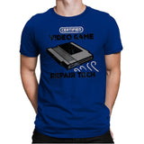 Certified Video Game Repair Tech - Mens Premium T-Shirts RIPT Apparel Small / Royal