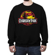 Chainsaw Park - Crew Neck Sweatshirt Crew Neck Sweatshirt RIPT Apparel Small / Black