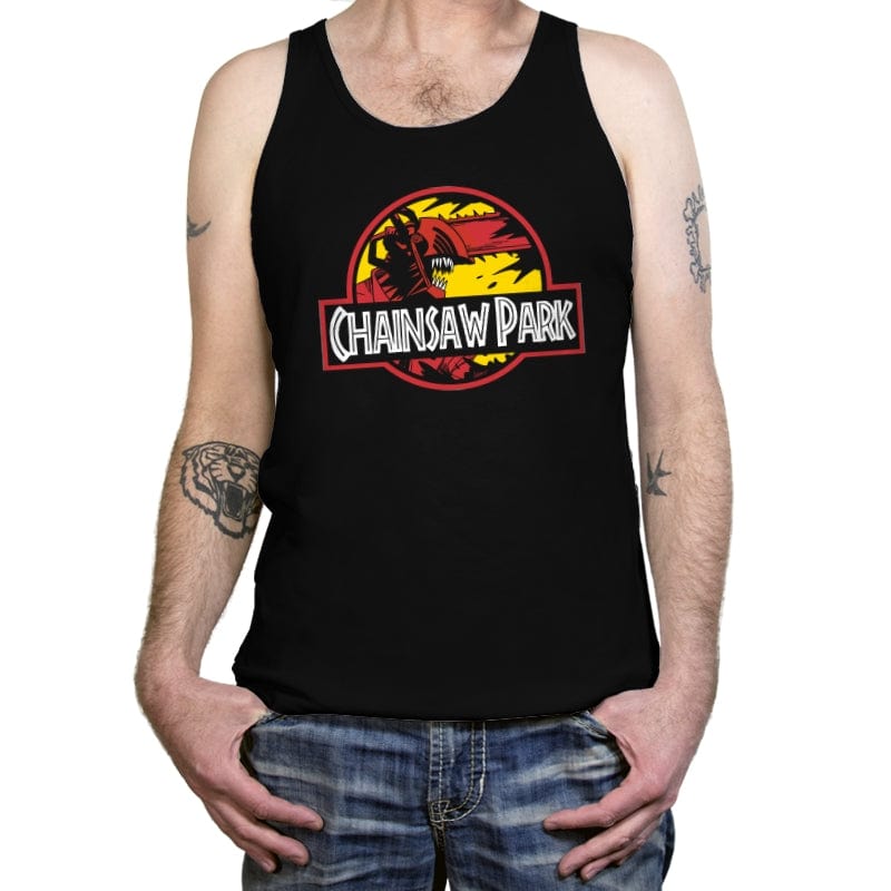 Chainsaw Park - Tanktop Tanktop RIPT Apparel X-Small / Black