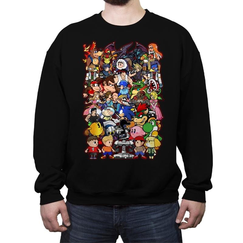 Challenger's Approaching! - Crew Neck Sweatshirt Crew Neck Sweatshirt RIPT Apparel Small / Black