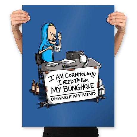 Change My TP - Prints Posters RIPT Apparel 18x24 / Royal