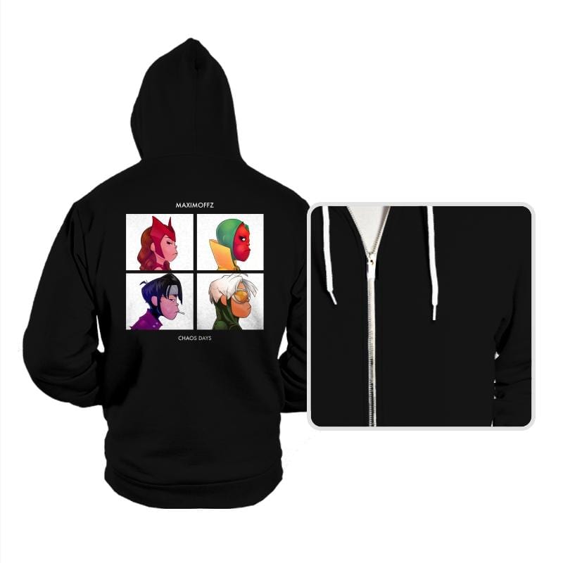 Chaos Days - Hoodies Hoodies RIPT Apparel Small / Black