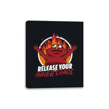 Chaos Puppet Fire - Canvas Wraps Canvas Wraps RIPT Apparel 8x10 / Black