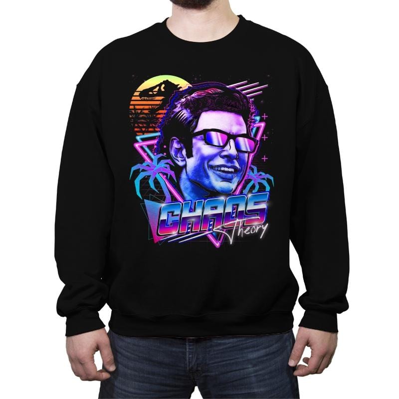 Chaos Theory - Crew Neck Sweatshirt Crew Neck Sweatshirt RIPT Apparel Small / Black