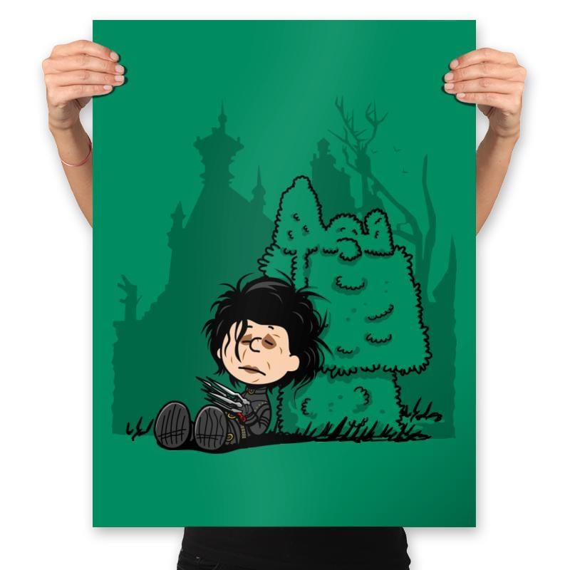 Charlie Scissorhands - Prints Posters RIPT Apparel 18x24 / Kelly Green